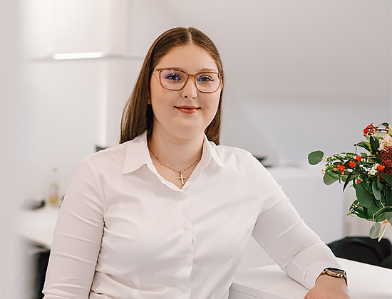 Mitarbeiterin Paula Maxim